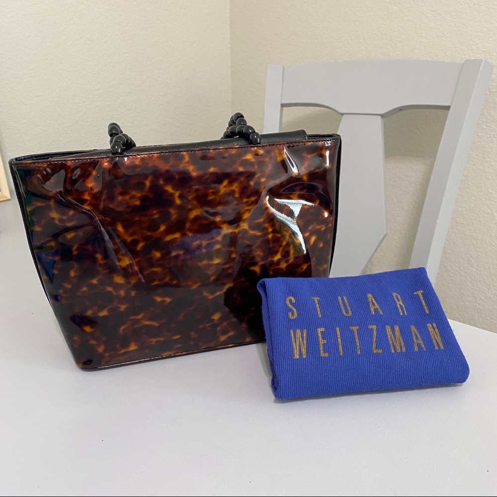 ✨ VINTAGE STUART WEITZMAN Tortise Bag